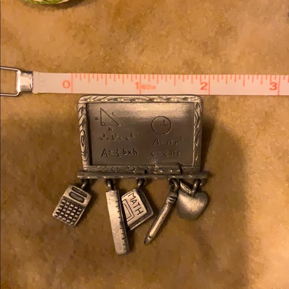 Arithmetic Brooch/Pin - Picture 4 of 5